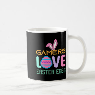 Gamers Easter Eggs Vintage Video Games Bunny Ears Coffee Mug