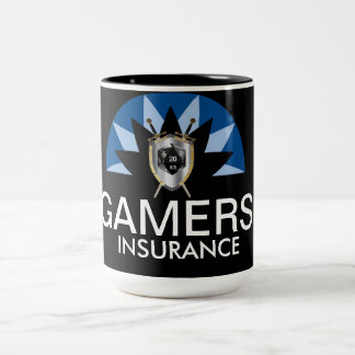 Gamers Insurance Two-Tone Coffee Mug