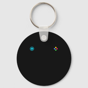 Gamers Never Quit We Simply Restart Funny Gaming S Key Ring