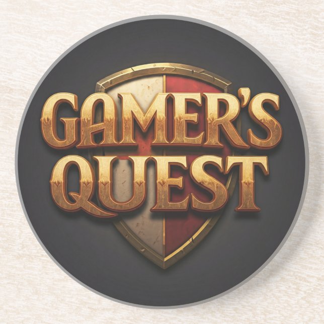 Gamer's Quest  Coaster (Front)