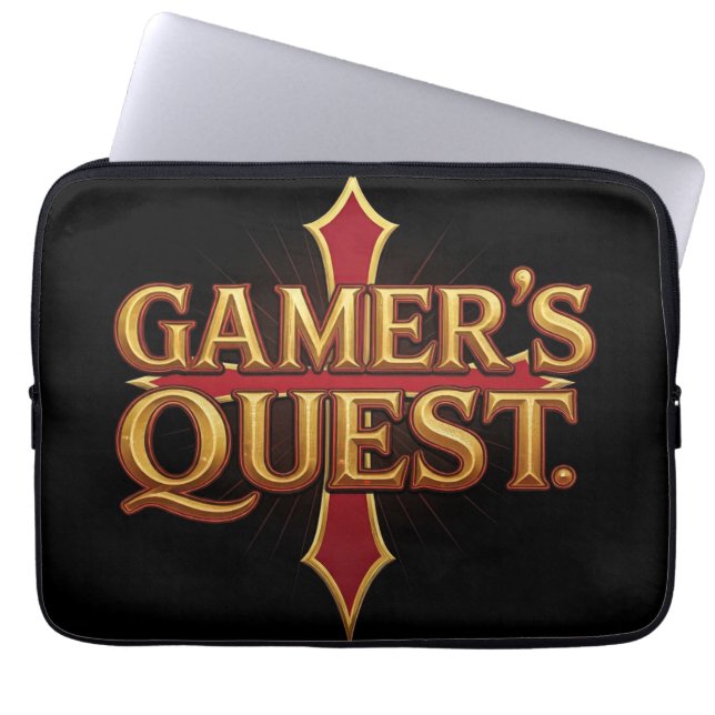 Gamer's Quest  Laptop Sleeve (Front)