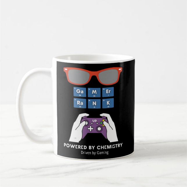 Gamers Rank Up Coffee Mug (Left)