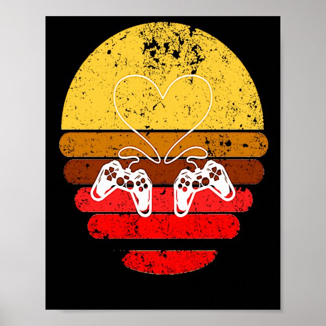 Gamers Valentine Valentines Day For Gamers 1  Poster (Front)