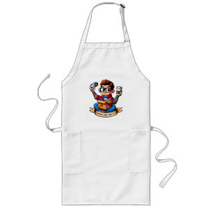 Games and coffee geek long apron