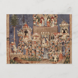 Games and entertainment of the Trojans Postcard