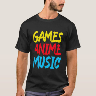 Games Anime Music gift vintage T-Shirt