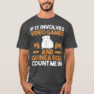 Games Gamer Video Games Guinea Pig 2038 T-Shirt