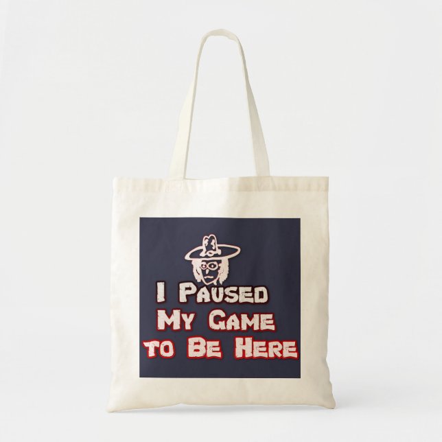 Games lover funny tote bag (Front)