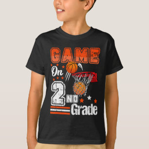 Games On 2nd Grade Basketball Back To School Secon T-Shirt
