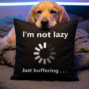 Games Room Decor Customisable Slow WiFi Quote Cushion
