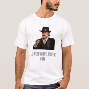 Games T-Shirt Vintage Cowboy Smoking Cigar