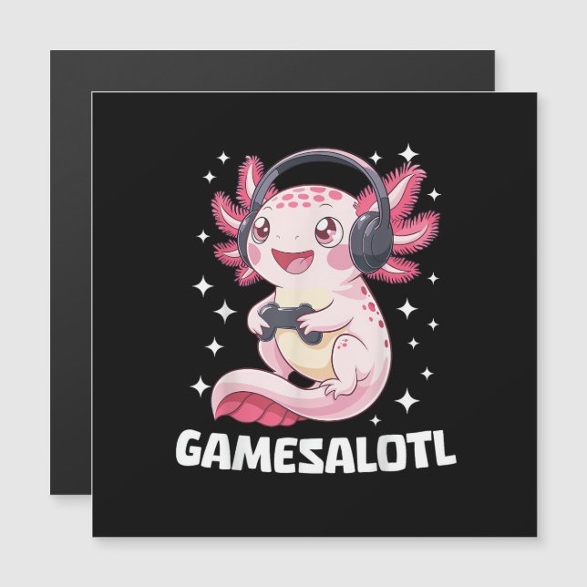 Gamesalotl Axolotl Gaming  (Front/Back)