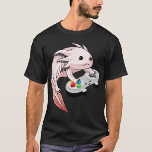 Gamesolotl Axolotl Video Games Kawaii Anime Gaming T-Shirt