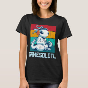 Gamesolotl Cute Axolotl Video Gamer Kawaii Anime B T-Shirt