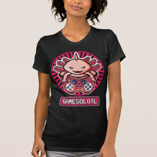 Gamesolotl Video Gamer Axolotl Cute Axolotl Kawai  T-Shirt