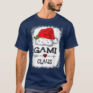 Gami Claus Christmas Light Pajama Family Matching T-Shirt