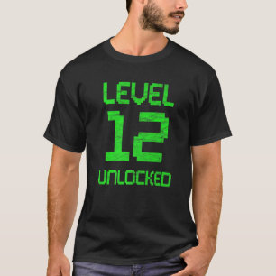 Gaming 12th Birthday Retro 12 Year Old Girls & Boy T-Shirt