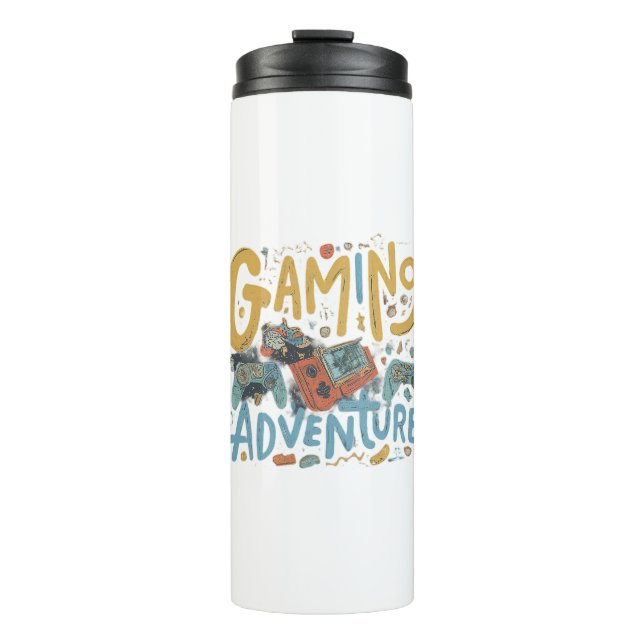 Gaming Adventure  Thermal Tumbler (Front)