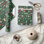 Gaming and Games Themed Green Christmas Wrapping Paper<br><div class="desc">Level up your holiday gift-giving with our Gamer's Delight Christmas Wrapping Paper. Featuring a fun and festive design with gaming and games-themed illustrations in a vibrant green colour scheme, this wrapping paper is perfect for the gamers in your life. Make your presents stand out and bring an extra layer of...</div>