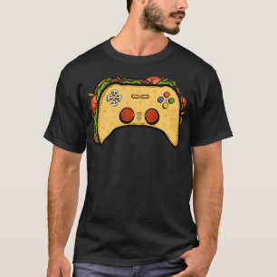 Gaming and Taco Design for Gamer Boy T-Shirt