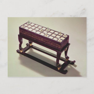 Gaming board, from the Tomb of Tutankhamun Postcard
