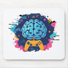 Gaming Brain Mouse Pad