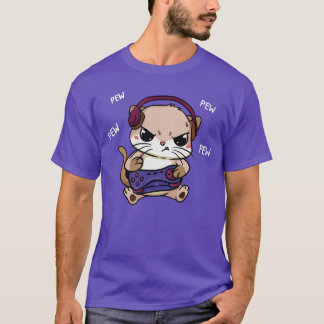 Gaming Cat Gamer Gaming Kitty Gamer Gif Men Women  T-Shirt