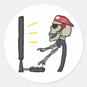 Gaming Classic Round Sticker