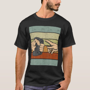Gaming Console Adam Michelangelo Gamer Art History T-Shirt