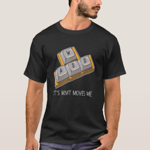 Gaming Console Gamer Player WASD PC Computer Game T-Shirt