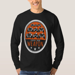 Gaming Controller Choose Your Weapon Gamer T-Shirt