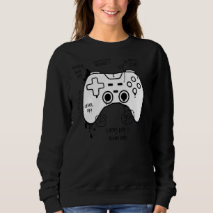 Gaming Controller Graffiti Style Illustration Quot Sweatshirt