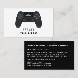 Gaming Controller, Video Gamer Business Card