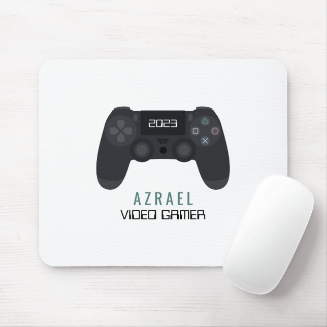 Gaming Controller, Video Gamer Mouse Pad (With Mouse)
