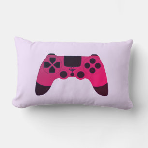 Gaming Controller Videogames Nerd Gamer Lumbar Cushion