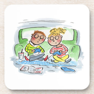 Gaming Couple Coaster