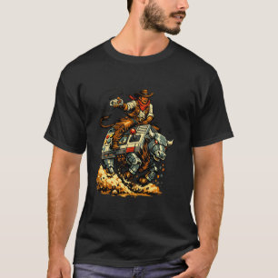 Gaming Cowboy Video Game Gamer Graphic Arcade for T-Shirt