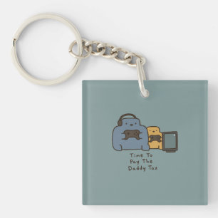 Gaming Dad Daddy Tax Key Ring