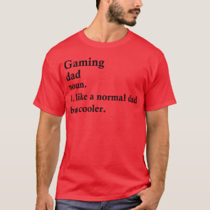 Gaming Dad Funny Gamer Definition girl vintage T-Shirt