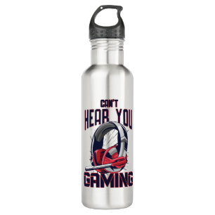 Gaming design with headset 710 ml water bottle