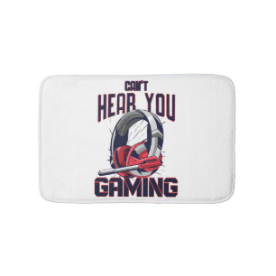 Gaming design with headset bath mat