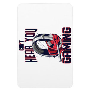 Gaming design with headset magnet
