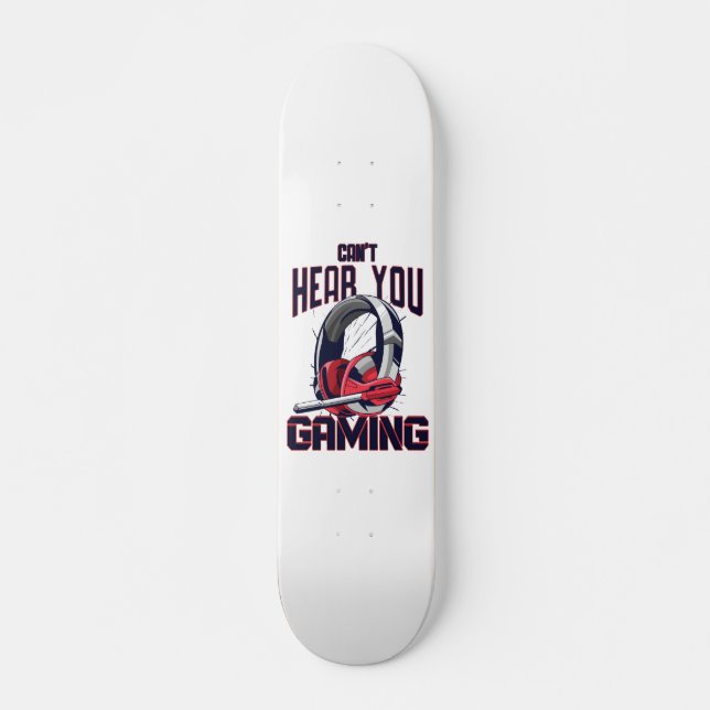 Gaming design with headset skateboard (Front)