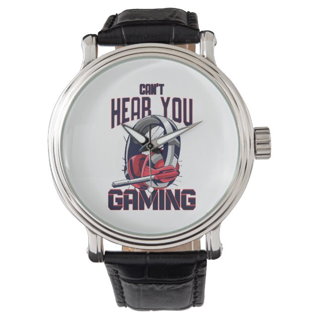 Gaming design with headset watch (Front)