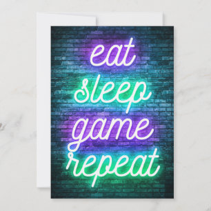 Gaming Eat Sleep Repeat Save The Date