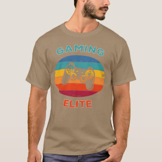 Gaming Elite Gamer Play Video Games Console Gift g T-Shirt