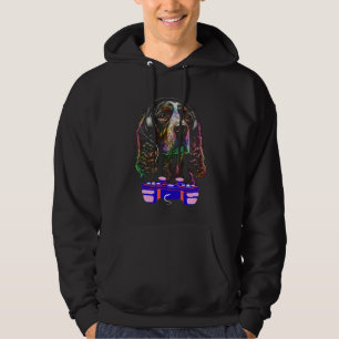 Gaming English Cocker Spaniel Dog Player Video Gam Hoodie