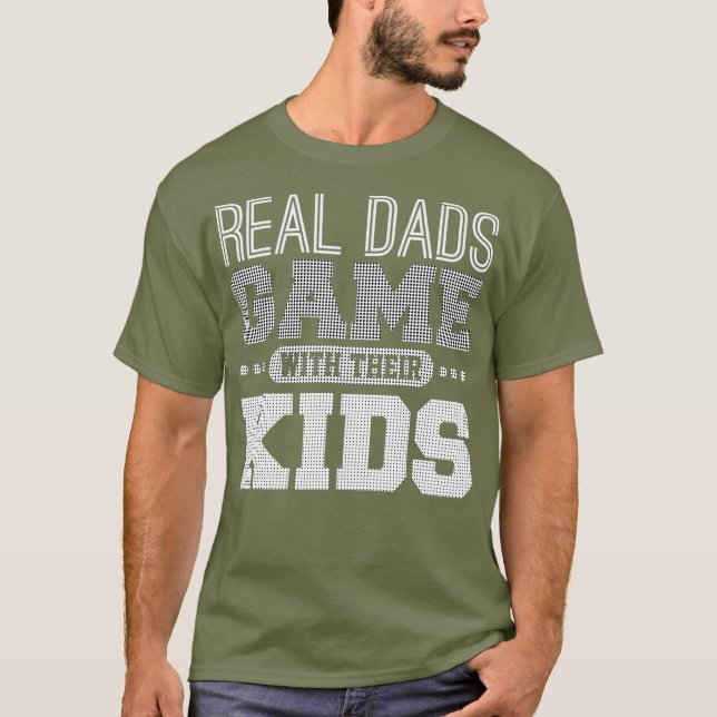 Gaming Fathers Day Gamer Dad  Gift from Son or T-Shirt (Front)