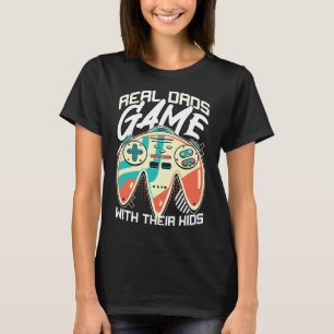 Gaming Fathers Day Gamer Dad Video Game Father Ste T-Shirt
