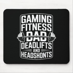 Gaming Fitness Dad Government Agencydlifts And Mouse Pad
